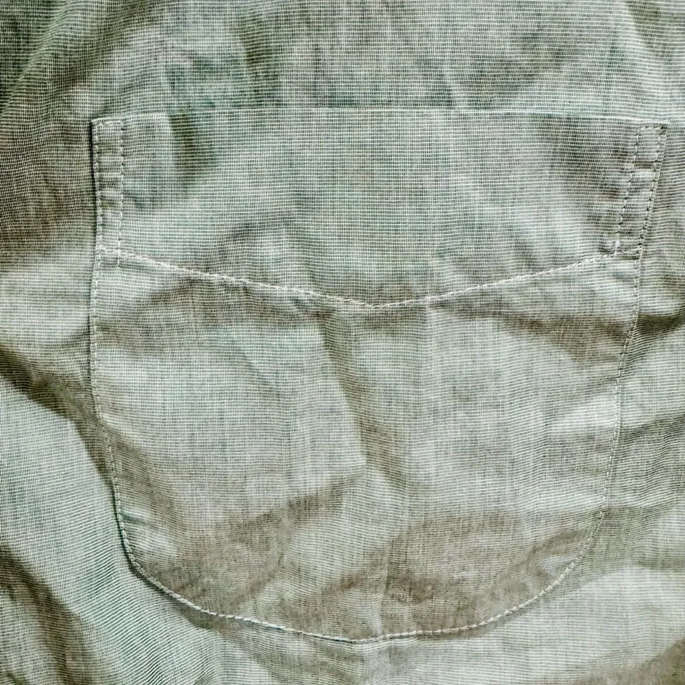 J.Crew men’s light green slim secret wash cotton poplin shirt size medium NWOT